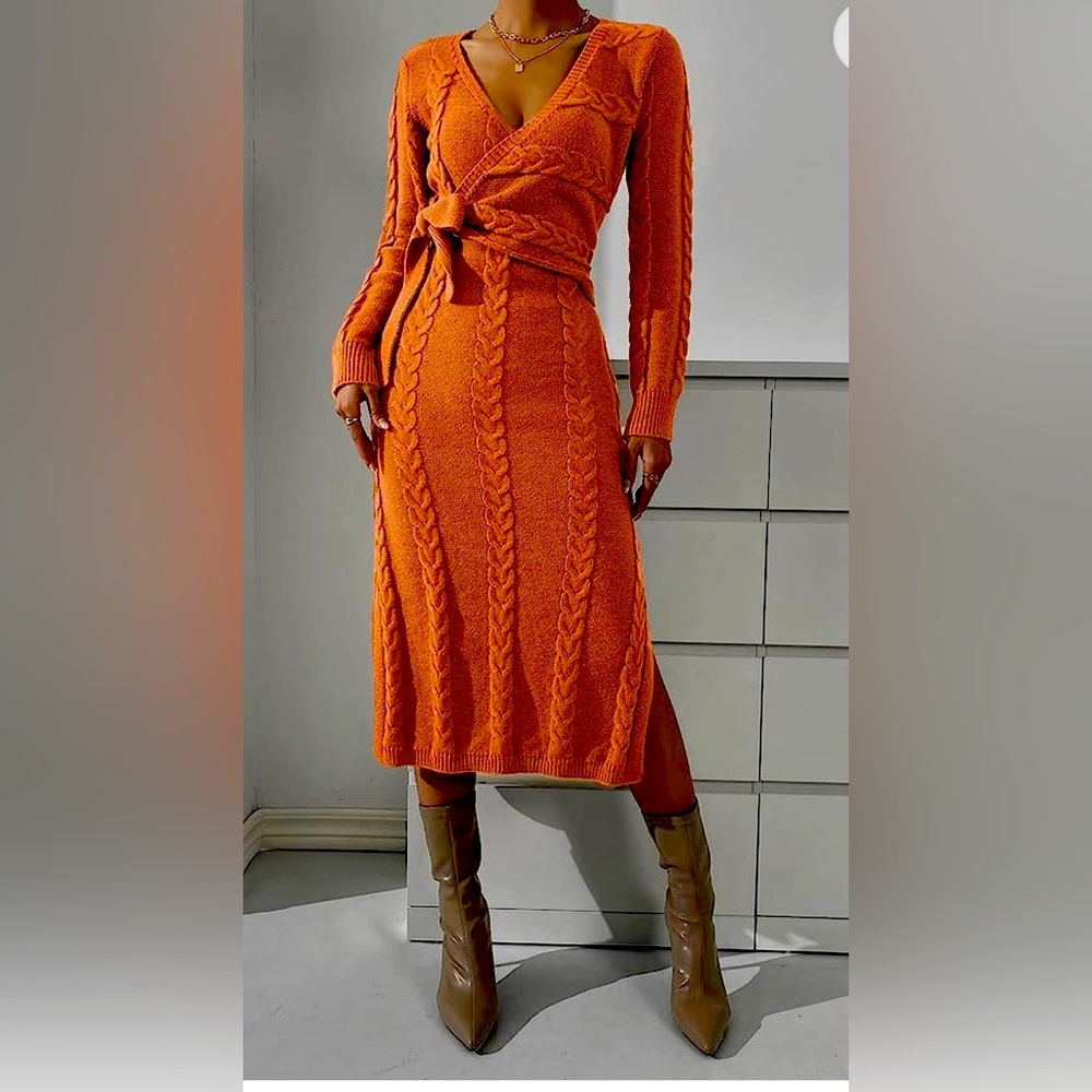 Sweater dress super stretchy